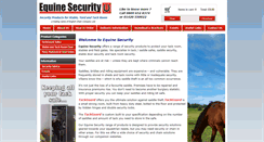 Desktop Screenshot of equinesecurity.co.uk